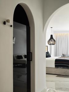 Posezení v ubytování Kouros Hotel & Suites