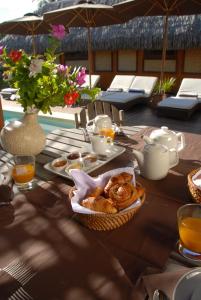 Opcije za doručak na raspolaganju gostima u objektu Green Lodge Moorea