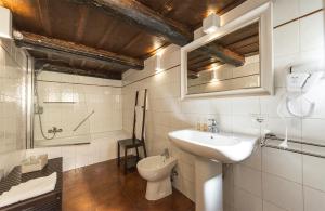 Koupelna v ubytování B&B I Tre Camini