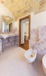 Koupelna v ubytování B&B I Tre Camini