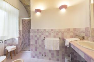 Koupelna v ubytování B&B I Tre Camini