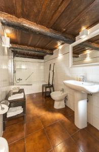 Koupelna v ubytování B&B I Tre Camini