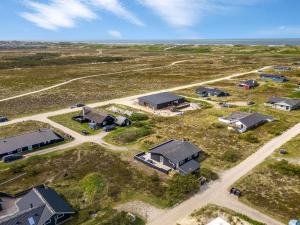 an aerial view of a group of mobile homes at Holiday Home Arbnora - 400m from the sea in Western Jutland by Interhome in Bjerregård