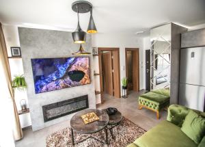 Μια τηλεόραση ή/και κέντρο ψυχαγωγίας στο Royal luxury apartment Vršac