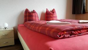 Ένα ή περισσότερα κρεβάτια σε δωμάτιο στο Wohnung Mit 2 Schlafzimmern Ürbach