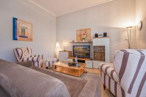 Posezení v ubytování Villa Vineta Wohnung 203
