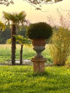 Jardín al aire libre en Villa Leopardi