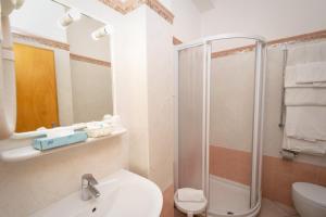 Ванная комната в Hotel Anna