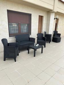 A seating area at NSM Casa di Fulmine attico con box privato