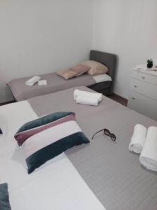 Katil atau katil-katil dalam bilik di Kuća za odmor Mihovil