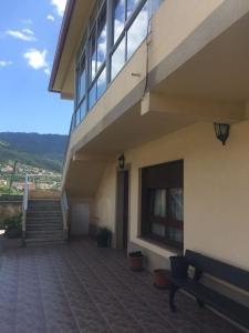 Balkon atau teras di Casa Vista Alegre en Oia