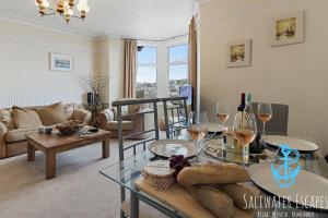 Zona d'estar a Sea Spray Villa, Brixham