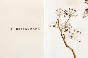 a picture of a plant with the word restaurant next to it at Hôtel Spa & Restaurant - Son de Mar in Porto-Vecchio