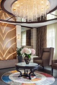 Posezení v ubytování Boutique Hotel Saxonia