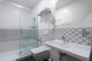 Kúpeľňa v ubytovaní EA ApartHotel Melantrich