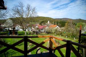 a view of a village from a fence at Midana Vrdnik in Vrdnik