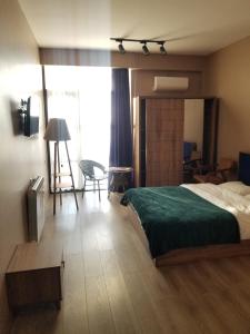 Letto o letti in una camera di Wave-ტალღა