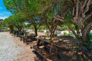 A garden outside Tselios Apartments & Studios