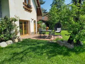 Zahrada ubytování Wellness Vejminek na farmě u koní