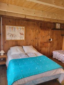 Posteľ alebo postele v izbe v ubytovaní Authentique Maison de campagne De la rivière