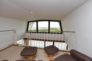 Ein Sitzbereich in der Unterkunft Haus "Jan am Strand" Appartement JAN504