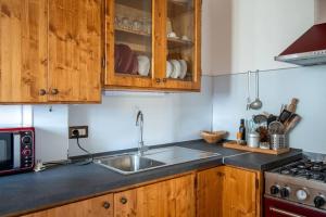 Η κουζίνα ή μικρή κουζίνα στο Casetta rustica nel Chianti