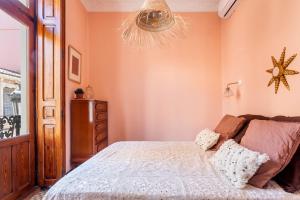 Posteľ alebo postele v izbe v ubytovaní Casa Rosario Cabanyal flat near the beach, high end