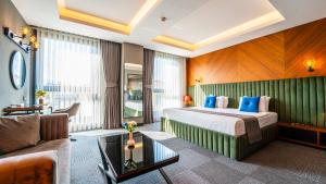 Postel nebo postele na pokoji v ubytování Hotel ON7 Sakarya + 29 fotografií