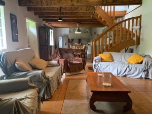 Χώρος καθιστικού στο Cornouaille / Domaine la Blanche Hermine +40 φωτογραφίες