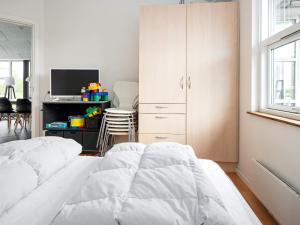 Postel nebo postele na pokoji v ubytování Holiday home Ansager XXXVI