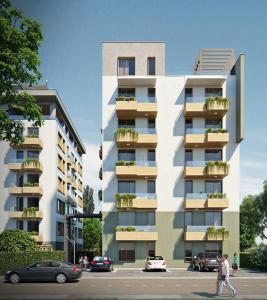 Bygningen som lejligheden ligger i