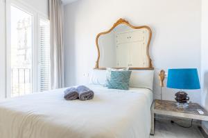 Postel nebo postele na pokoji v ubytování La casa de Jacobo