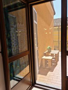 Balkón alebo terasa v ubytovaní Soffitto Dipinto