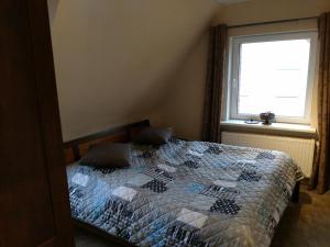 Postel nebo postele na pokoji v ubytování Birkenhaus, Ferienhaus
