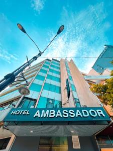 a hotel amelasserota sign on the front of a building at Hotel Ambassador @ Bukit Bintang in Kuala Lumpur