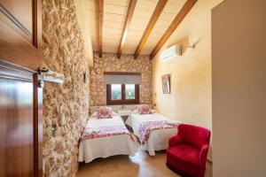 Postel nebo postele na pokoji v ubytování Casa del Sol