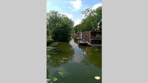 Foto dalla galleria di Benedenverdieping in Woonboot met tuinterras a Utrecht