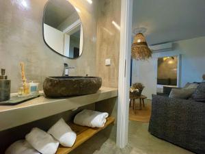 Posezení v ubytování Amarienitas Suites