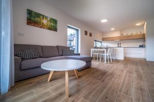 Kuchyň nebo kuchyňský kout v ubytování Holiday House U Hájenky 11P Lipno Home