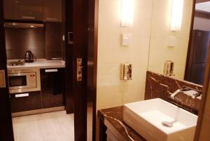 Koupelna v ubytování Kaibin Apartment- Nanjing University Branch