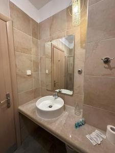 Kúpeľňa v ubytovaní Hotel Afrodite