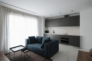 Kuchyň nebo kuchyňský kout v ubytování RÍOS SUITES Tudela
