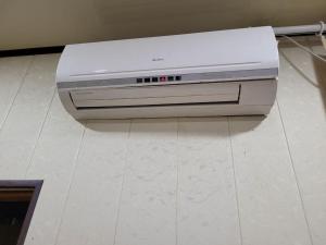 a printer sitting on top of a floor at UZUMZOR HOUSE in Aktepa-Chigatay