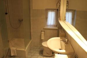 Koupelna v ubytování Ferienwohnung Niemann in Lutterloh