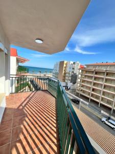 Balkón alebo terasa v ubytovaní PEÑISCOLA Playa LES DOYES