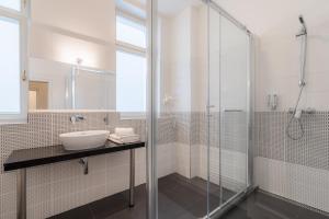 Kúpeľňa v ubytovaní EA ApartHotel Melantrich