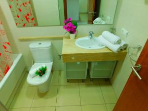 Kúpeľňa v ubytovaní GMID IMMO Apartment Mileni