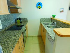 Kuchyňa alebo kuchynka v ubytovaní GMID IMMO Apartment Mileni