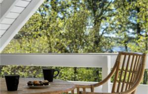 Balkón nebo terasa v ubytování 3 Bedroom Cozy Home In Højslev
