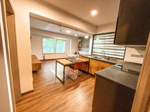 Kuchyň nebo kuchyňský kout v ubytování Vantisch Apartment